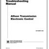 Allison Transmission Electronic Control Troubleshooting ManualTS2712EN 1