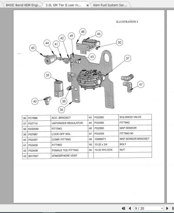 Bendi Kem Engine Fuel System Service Manual 2