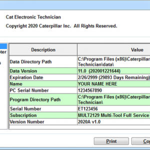 CAT ET 2020A3