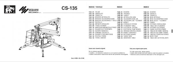 CTE Traccess CS 135 Spare Parts Manual Electrical Schematic 2
