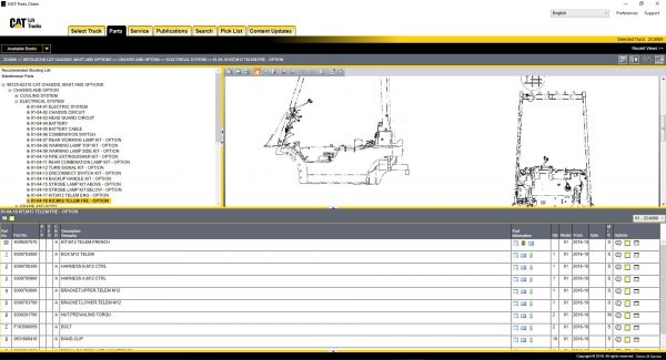 Caterpillar Lift Trucks MCFEEU 2020 EPC Spare Parts Catalogue5 1