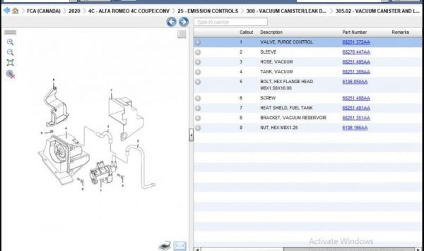 Chrysler FCA EPC5 International 09.2020 Spare Parts Catalogue 3