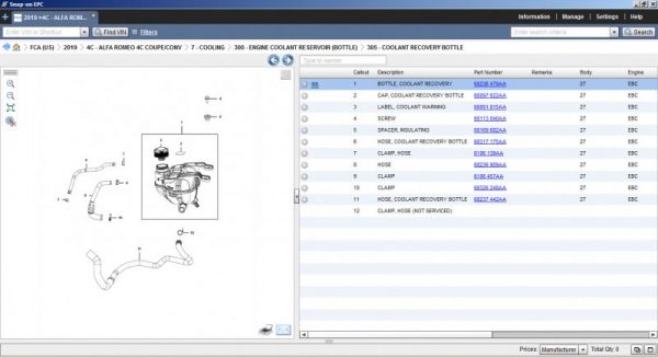 Chrysler FCA EPC5 International 09.2020 Spare Parts Catalogue 5