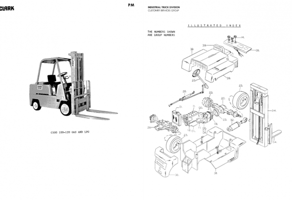 Clark Forklift PMA 544 915 Maintenance And Adjustment Manual 2