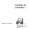 Clark Forklift SM 1066 C15 18 20s DLAug 2018 Service Manual8141110 1