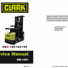 Clark Forklift SM 1201 OSQ 126 162 192Feb 2020 Service Manual 2