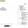 Clark Forklift SM 555 TM 12 25 TM247 Supplement 3