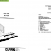 Clark Forklift SM 560 WP 40 Service Manual 2