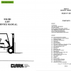 Clark Forklift SM 581 E357ECS17 30 Service Manual 1