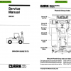 Clark Forklift SM 591 GPHDPH 50 75 Y110 Y165 Y1065 Service Manual 1