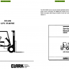 Clark Forklift SM 606 GPX 35 40 50E GPX715 Service Manual 1