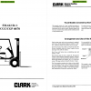 Clark Forklift SM 612rev1 CGC CGP 40 70 CGC470 CGP465 Service Manual 1