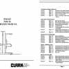 Clark Forklift SM 613 NOS 15 Service Manual 1