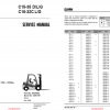 Clark Forklift SM 709 Gen2 C15C 35CMay 2001 Service Manual 1