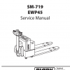 Clark Forklift SM 719 EWP 45June 2007 Service Manual 1