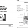 Clark Forklift SM 751 C60 70 75 80D C60 70 75LApril 2011 Service Manual 1