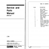 Clark Forklift SPM 639 CTW Service Parts Manual 1