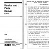Clark Forklift SPM 640 CTR Service Parts Manual 1