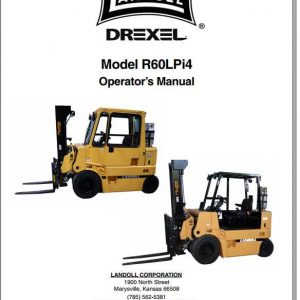 Drexel Landoll Forklift R60 LPi4 Operators Manual 1