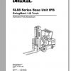 Drexel Landoll Forklift SL66 SL77 SL88 Service Part Maintenance Manual 3