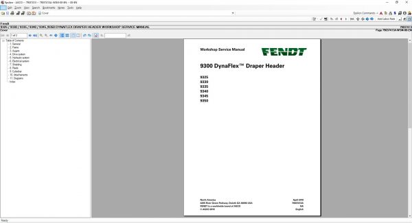 FendtNAAGNorthAmerica2020PartBookWorkshopServiceManuals 8V2Bo1 1