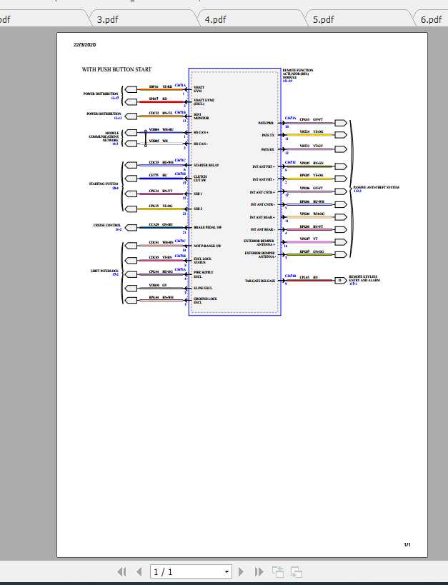 Ford EcoSport 2013 Late Production-2015 Electrical Wiring Diagram