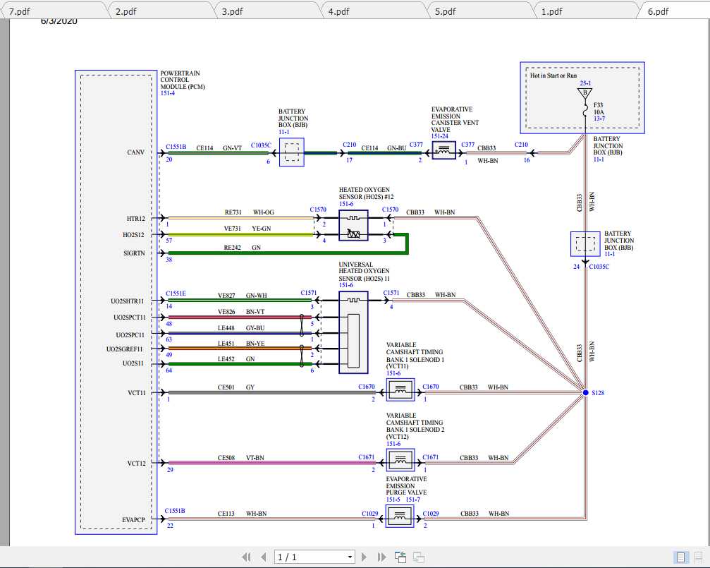 Ford Escape 2015 Electrical Wiring Diagram 2