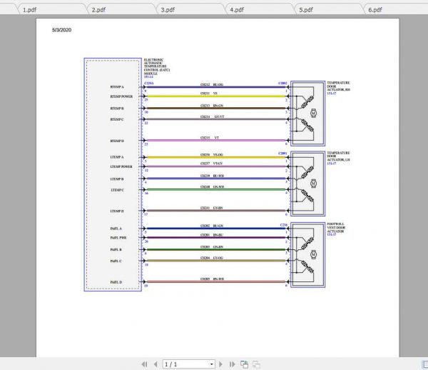 Ford Escape 2016 Electrical Wiring Diagram
