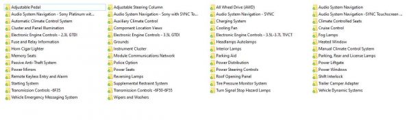 Ford Explorer 2016 Electrical Wiring Diagram 1