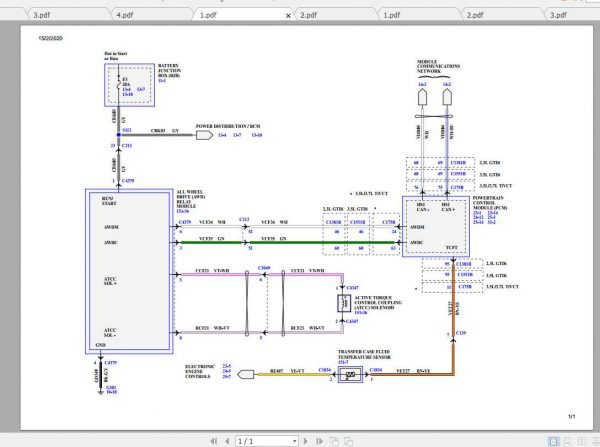 Ford Explorer 2017 Electrical Wiring Diagram 2