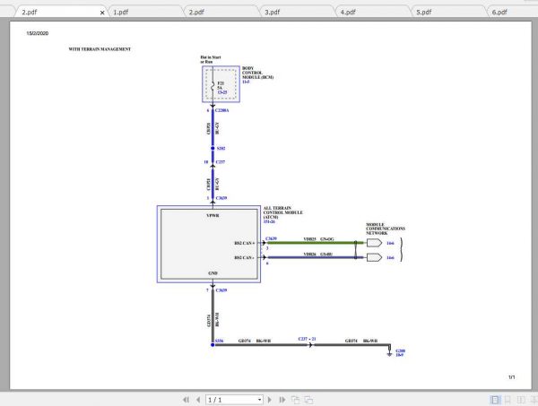 Ford Explorer 2018 Electrical Wiring Diagram 3