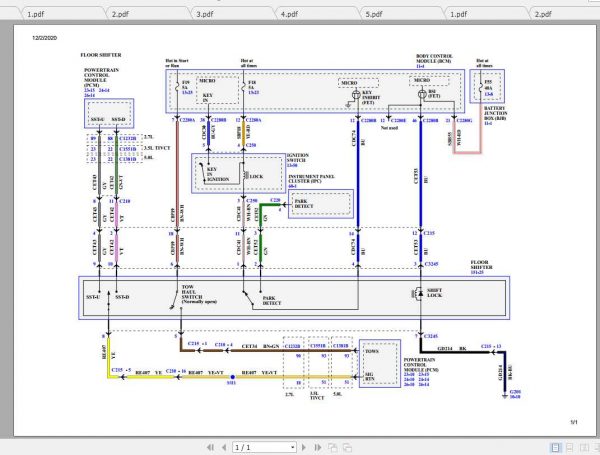 Ford F150 2017 Electrical Wiring Diagram 2