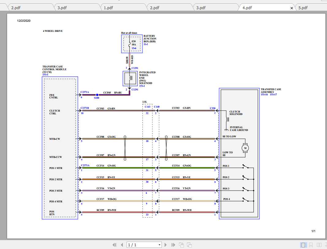 Ford F150 2017 Electrical Wiring Diagram