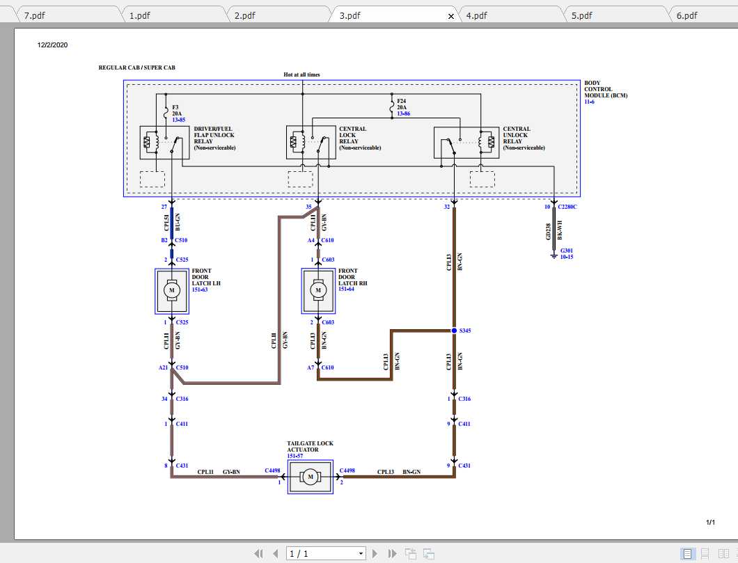 Ford F150 2018 Electrical Wiring Diagram