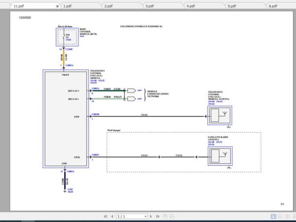 Ford F150 2020 Electrical Wiring Diagram 3