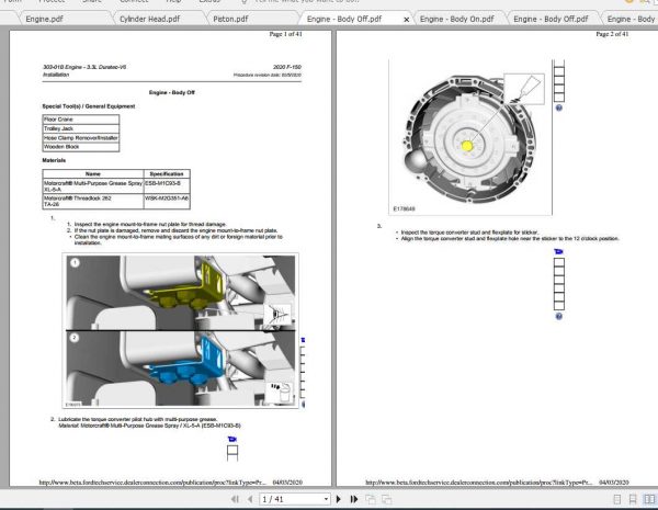 Ford F150 Engine 33L Duratec V6 Repair Manual 3
