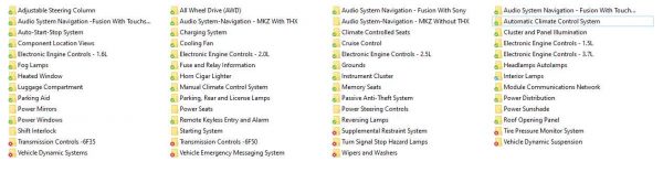 Ford Fusion 2015 Electrical Wiring Diagram 1