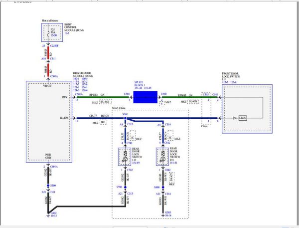 Ford Fusion 2015 Electrical Wiring Diagram