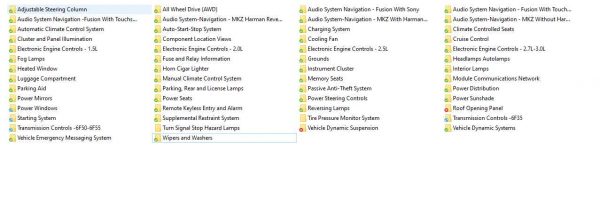 Ford Fusion 2017 Electrical Wiring Diagrams 1