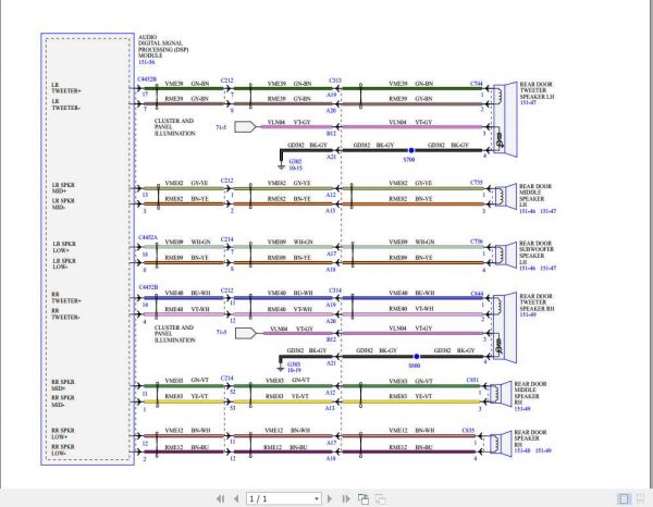 Ford Fusion 2019 Electrical Wiring Diagrams 3