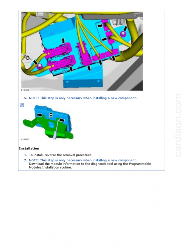 Ford Transit Courier 2014 2020 Wiring DiagramService Manual 36XVgW