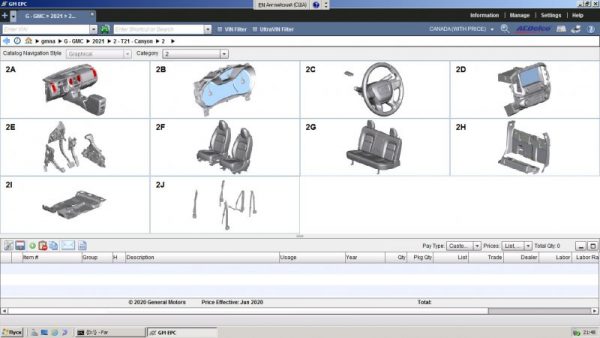 General Motors GMNA EPC 07.2020 Spare Parts Catalogue 7