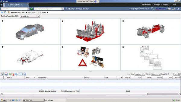 General Motors GMNA EPC 07.2020 Spare Parts Catalogue 8