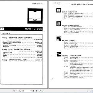 Hitachi Crawler Excavator EX150 1 KM 101 00 Service Manual 1