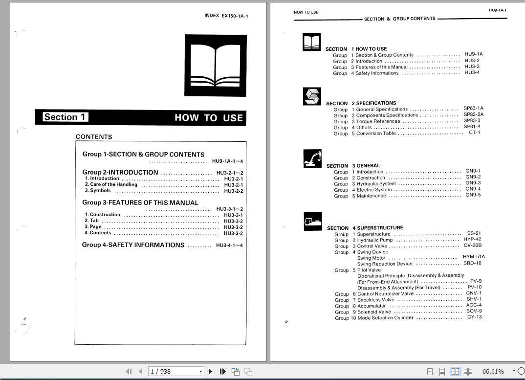 Hitachi Crawler Excavator EX150 1 KM 101 00 Service Manual 1