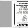 Hyster Forklift Claas 1 Electric Motor Rider Trucks Repair ManualsUpdated 11 3