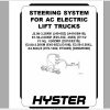 Hyster Forklift Claas 1 Electric Motor Rider Trucks Repair ManualsUpdated 11 6