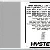 Hyster Forklift Claas 1 Electric Motor Rider Trucks Repair ManualsUpdated 11 7