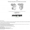 Hyster Forklift Claas 3 Electric Motor Hand Trucks Repair ManualsUpdated 11 2