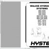Hyster Forklift Claas 3 Electric Motor Hand Trucks Repair ManualsUpdated 11 7